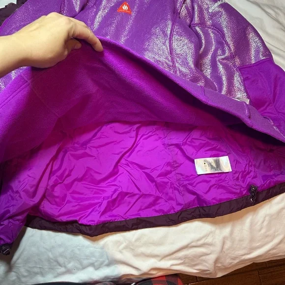 Columbia Women's Dark Purple Ski Jacket - Picture 7 of 8